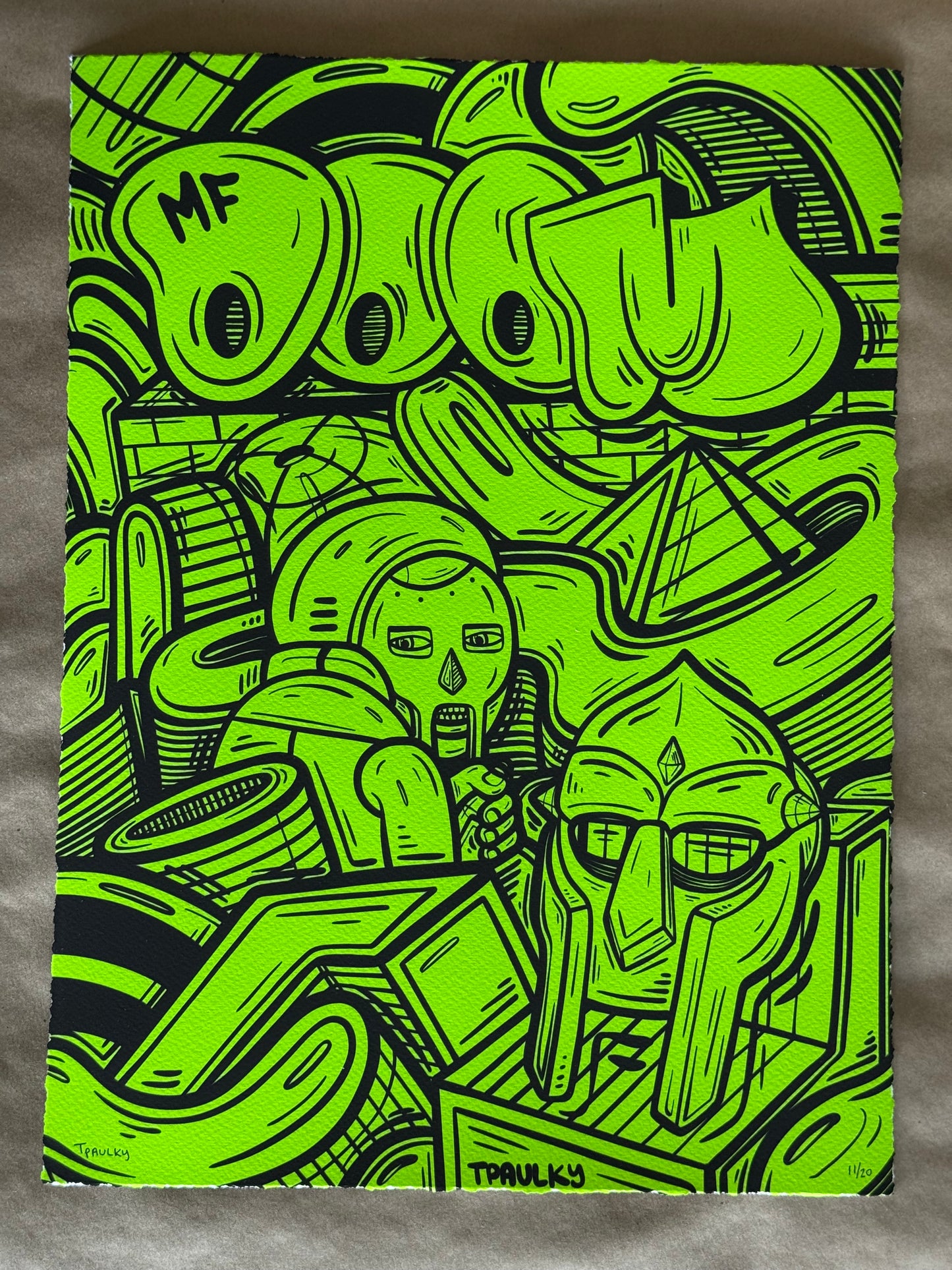 “REMEMBER DOOM”- GREEN GICLEE