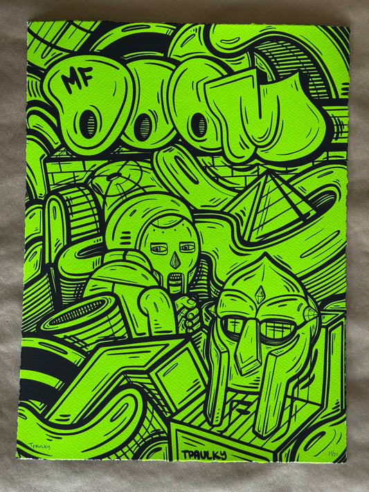“REMEMBER DOOM”- GREEN GICLEE