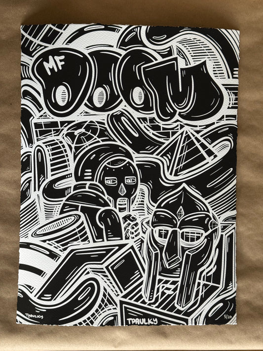 “REMEMBER DOOM”- B&W GICLEE